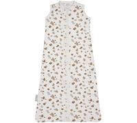 MEYCO Saco de dormir Baby Stains, saco de dormir (100% algodón, agradable a la piel, ajuste seguro, cremallera larga, saco de dormir de verano, tamaño: 70 cm), neutro