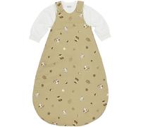 MEYCO Saco de dormir de 2 piezas Baby Forest Animals, forrado (de algodón 100%, con cremallera integral, agradable a la piel, resistente a las arrugas, tamaño: 80/86), arena