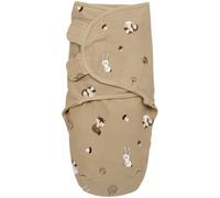 Meyco Saco para bebé - 0 - 3 Meses - Pañuelo Swaddle para recién Nacidos - 100% algodón - Certificado Oeko Tex - Suave Comodidad para Dormir - Transpirable & Absorbe la Humedad - Animals - Arena