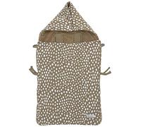 Meyco Saco para silla de coche para bebé, forro aterciopelado de peluche, color gris