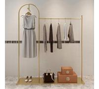 MEYEBP Perchero Burro Ropa Lujo Ligero Moderno,multifunción Vertical Burro Ropa,un Burro De Ropa para con Estante De Almacenamiento,Burro Ropa Resistente De Metal