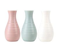 MEYENG Florero Decorativo, Plástico, Modern Plastic Vase Flower Pot Home Decoration, A Variety of Colors To Choose from, Florero para Boda, Hogar, Oficina