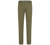 MEYER Pantalones de los Hombres Oslo Algodón - 9-3001 Oliva - Pantalón Chino de algodón Fairtrade