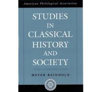 Meyer Reinhold Studies in Classical History and Society (Tapa dura)