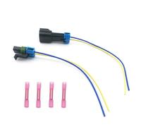 Meyffon 3017238 Arnés de reparación de alambre giratorio de 2 pines compatible con compradores SaltDogg SHPE1500 SHPE2000 SHPE4000 PRO2000 PRO2500 PRO2000CH PRO2500CH (kit macho y hembra)