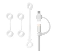 Meyjlgh Cable adaptador de carga | Soporte adaptador de carga | Correa convertidora de cable de silicona, cubierta antipérdida para hombres y mujeres, mochila de viaje en casa