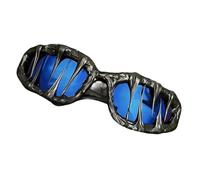 Meyjlgh Gafas de sol de Halloween, gafas extrañas, protección UV400, estilo oscuro, para mujeres y hombres, Navidad, vacaciones, , playa, concierto, discoteca, negro, azul, Refer to description