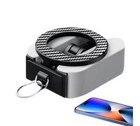 Meyjlgh Soporte magnético para teléfono | Soporte para teléfono móvil con imán de 2 lados - Se fija plegable a la base de metal para smartphone para mesa de avión, salpicadero, tren, viajes