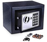 Meykey Caja Fuerte Electrónica Caja Fuerte Seguridad 230X170X170 mm, Negro