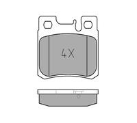 Meyle 025 211 9715 Juego de pastillas de freno