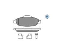 MEYLE 025 246 6017/PD Pastillas de freno delantero para Peugeot 308 3008