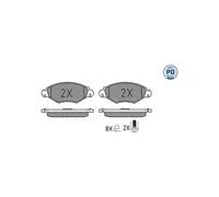 Meyle 0252359718/PD pastillas de freno, freno