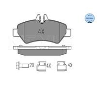Meyle 0252919019 pastillas de freno, freno