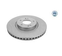 MEYLE Discos de freno para HYUNDAI: Kauai, Tucson, i40, Nexo, ix35, Kona & KIA: Ceed, Soul, Optima, Sportage (Ref: 37-15 521 0036/PD)