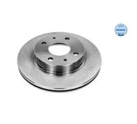 MEYLE 2x Disco de Freno Delantero Ø240 MM Ventilado para Nissan 100NX B13 1.6