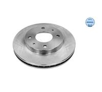 MEYLE 2x Disco de Freno Delantero Ø255.8 MM Ventilado para Mitsubishi Space Star