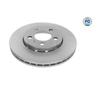 MEYLE 2x Disco de Freno Delantero Ø256 MM Ventilado para VW Golf IV 1J1 1.4 16V