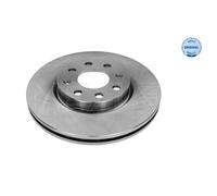 MEYLE 2x Disco de Freno Delantero Ø257 MM De Ventilado para Opel Corsa D S07 1.2