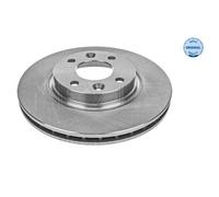 MEYLE 2x Disco de Freno Delantero Ø258 MM Ventilado para Dacia Sandero II Logan