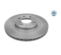 MEYLE 2x Disco de Freno Delantero Ø259 MM Ventilado para Renault Twingo II CN0 _