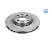 MEYLE 2x Disco de Freno Delantero Ø260 MM Ventilado para Renault Clio III BR0/1