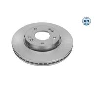 MEYLE 2x Disco de Freno Delantero Ø280 MM Ventilado para Hyundai i30 Fd 1.4 1.6