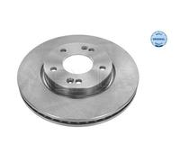MEYLE 2x Disco de Freno Delantero Ø280 MM Ventilado para Hyundai i30 Fd 1.4