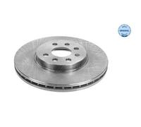 MEYLE 2x Disco de Freno Delantero Ø280 MM Ventilado para Opel Astra H L48 1.4