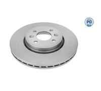 MEYLE 2x Disco de Freno Delantero Ø280 MM Ventilado para Renault Clio III BR0/1