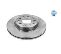 MEYLE 2x Disco de Freno Delantero Ø280 MM Ventilado para VW Golf V - 1K1 1.4 16V