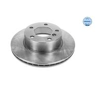 MEYLE 2x Disco de Freno Delantero Ø284 MM Ventilado para BMW 1er E87 116i 116d