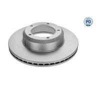 MEYLE 2x Disco de Freno Delantero Ø298.5 MM Ventilado para Land Rover Defender