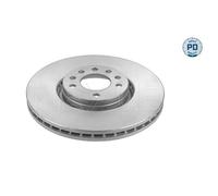 MEYLE 2x Disco de Freno Delantero Ø314 MM Ventilado para Saab 9-3 Cabriolet YS3F