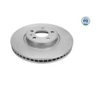 MEYLE 2x Disco de Freno Delantero Ø320 MM Ventilado para Audi A4 Avant 8K5 B8