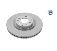 MEYLE 2x Disco de Freno Delantero Ø320 MM Ventilado para Mazda CX-7 2.2 Mzr-Cd