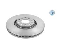 MEYLE 2x Disco de Freno Delantero Ø321 MM Ventilado para Audi A4 8EC B7 2.0 1.6