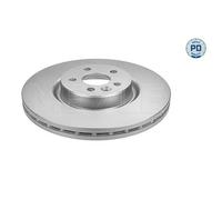 MEYLE 2x Disco de Freno Delantero Ø336 MM Ventilado para Volvo V70 III Bw D3/D4