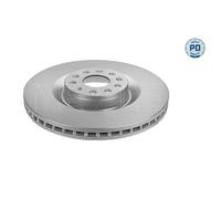 MEYLE 2x Disco de Freno Delantero Ø345 MM para VW Golf VI 5K1 1.4 Passat Variant