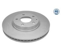 MEYLE 2x Disco de Freno Delantero Ventilado para Mazda CX-5 Ke Gh 2.2 D . 2.0 6