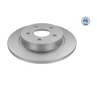 MEYLE 2X Disco De Freno Trasero Ø271 Mm Completo Para Ford Focus III Turnier
