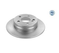 MEYLE 2x Disco Freno Trasero Ø278 MM Completo para Mercedes-Benz Clase W204 S204