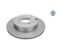 MEYLE 2x Disco Freno Trasero Ø324.6 MM Ventilado para Mazda CX-7 De 2.2 Mzr-Cd