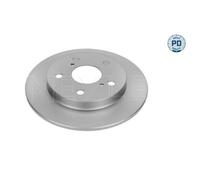 MEYLE 2x Disco Freno Trasero Sólido Ø259mm para Toyota Auris 1.6 1.4 Corolla