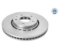 MEYLE 2x Discos de Freno Delanteros Ventilado Recubierto para Mazda CX-5 Ke Gh