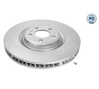 MEYLE 2x Discos de Freno Delanteros Ventilado Recubierto para Porsche Macan
