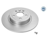 MEYLE 2x Discos de Freno Traseros Completo Recubierto para Land Rover Range IV