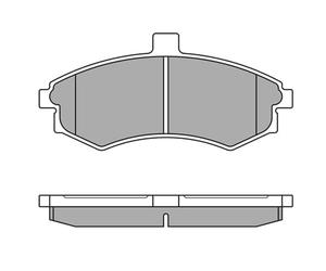MEYLE Bremsbelagsatz, Scheibenbremse 0252403117/W