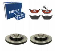 MEYLE Discos de freno + Pastillas delanteras AUDI A3 LEON ALTEA OCTAVIA II GO...