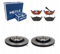 MEYLE Discos de freno + Pastillas delanteras AUDI A3 LEON OCTAVIA I BORA I GO...