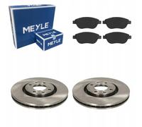 MEYLE Discos de freno para DS: DS4, DS3 & PEUGEOT: 207, 208, 2008, 307, Partner, 5008, 3008, 308, 1007 & CITROËN: Berlingo, C3 (Ref: 11-15 521 0018)
